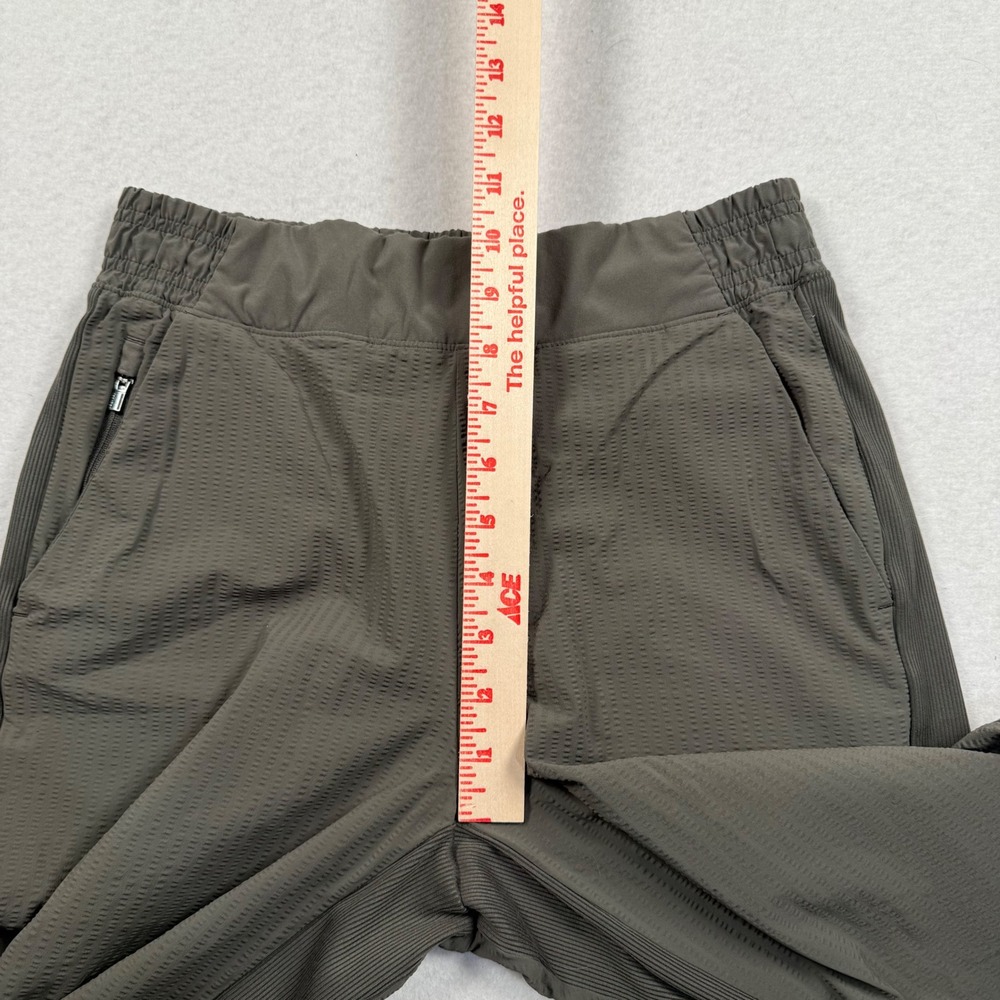 Athleta Textured Brooklyn Jogger Womens 4 Green Athleisure Active Travel Pants - Picture 3 of 8